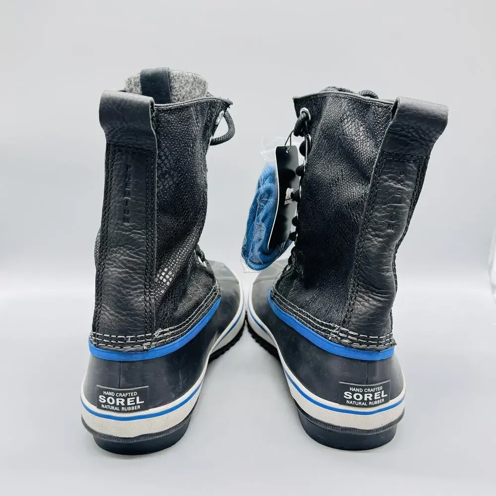 Sorel Boots Womens 11 Black Out N About Waterproof Mid Calf Lace Up Winter Snow